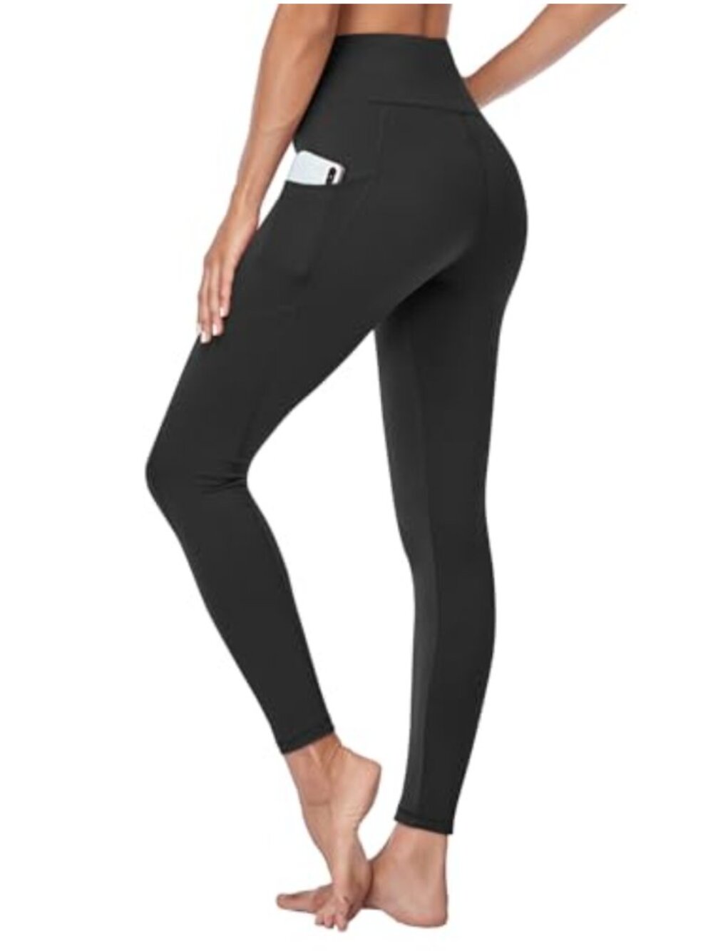 High Waisted Leggings with Pockets - Tummy Control Yoga Pants